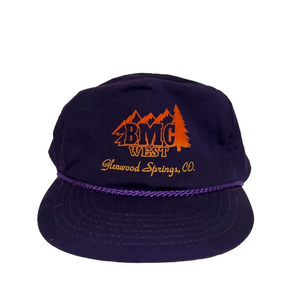 New Vintage Bmc West Glenwood Springs Snapback Trucker Hat